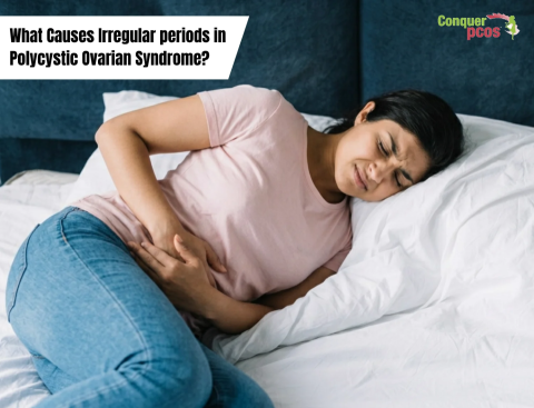 Irregular periods in PCOS caused by hormonal imbalance and FSH and LH level in PCOS