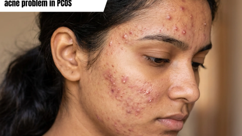 PCOS acne pattern and pimple treatment for hormonal imbalance in PCOS