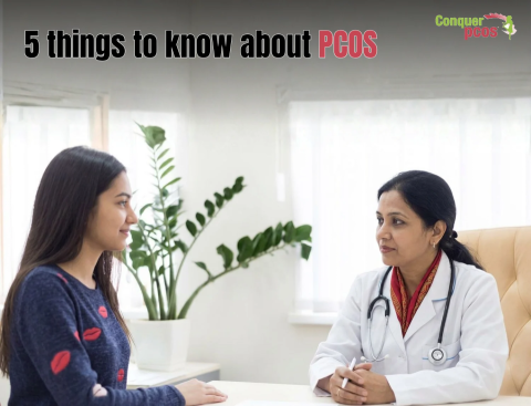 Doctor consultation for PCOS stages and treatment including contraceptive pills for PCOS